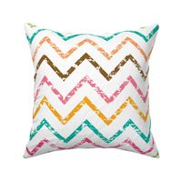  Colorful grunge chevron zig zag