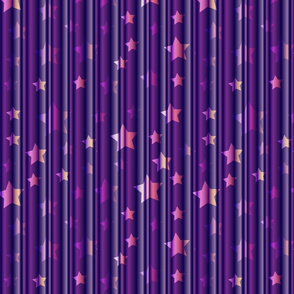 magic curtain in violet