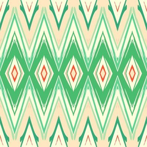 Green ikat