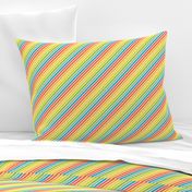 Diagonal Stripes, Rainbow