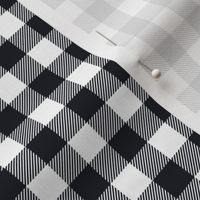 Gingham BLK half