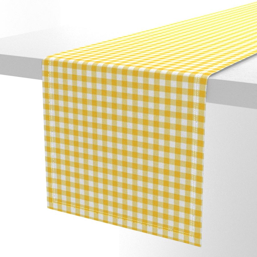 Gingham Yellow half