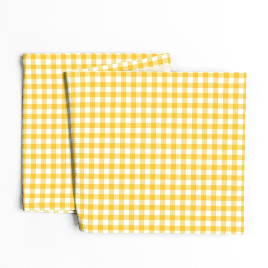 Gingham Yellow half