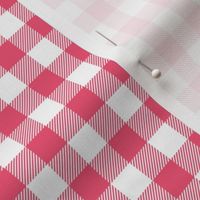 Gingham Pink Half