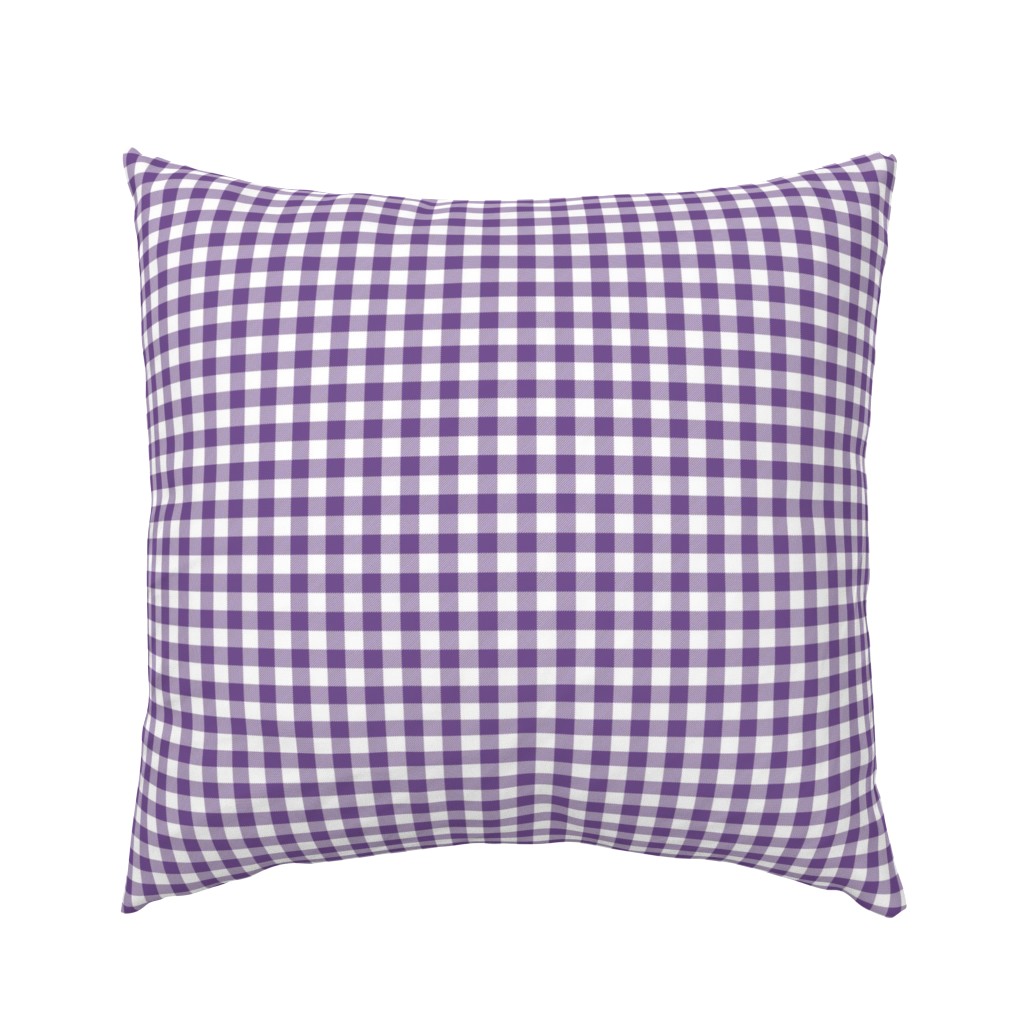 Gingham Purple Half