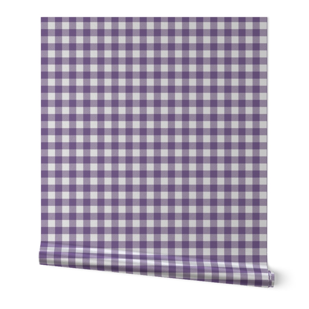 Gingham Purple Half