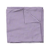 Gingham Purple Half