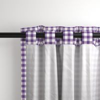 Gingham Purple Half