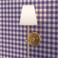 Gingham Purple Half