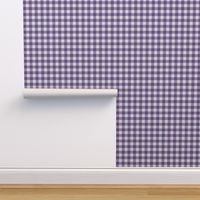 Gingham Purple Half