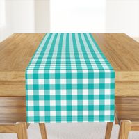 Gingham Turq One