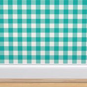 Gingham Turq One