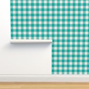 Gingham Turq One