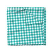 Gingham Turq One