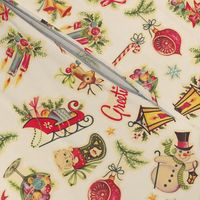 Retro Christmas Decals Christmas Stickers