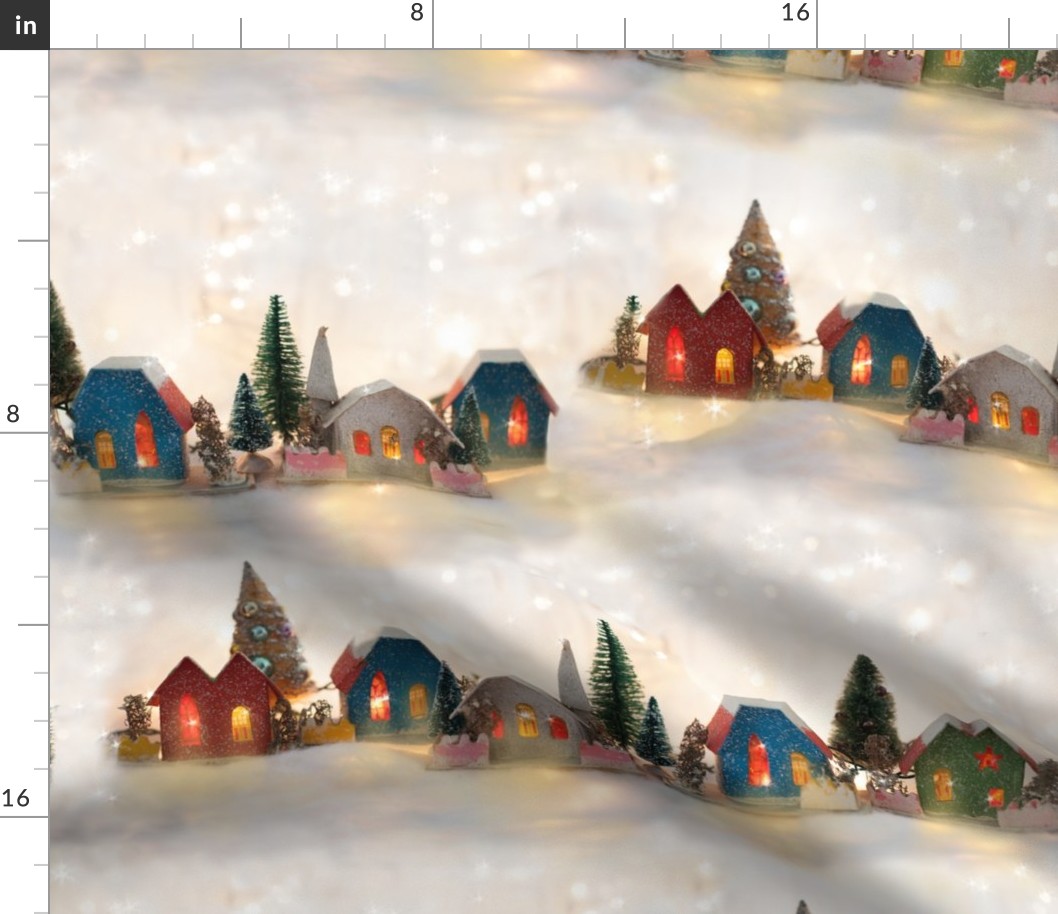 Vintage Christmas Putz Houses