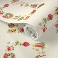 Retro Christmas Placemats & Napkin Rings