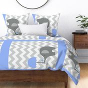 Zekie quilt blue