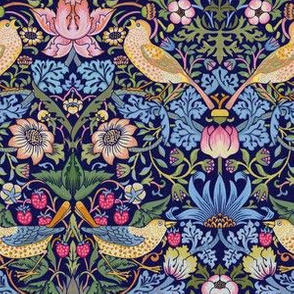 The Strawberry Thief (Flower and Bird Pattern), 