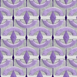 3D Design of Purple Arcs