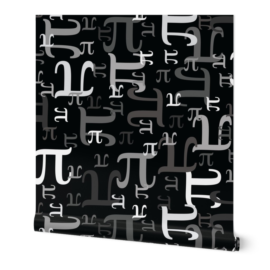 Pieces of Pi (Black & Gray)