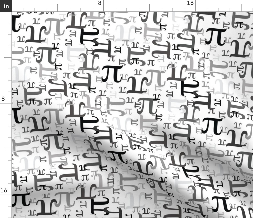 Pieces of Pi (Gray)