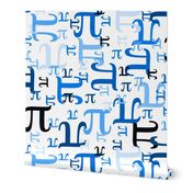 Pieces of Pi (Blue)