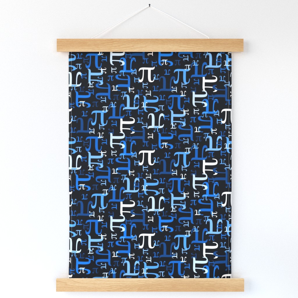 Pieces of Pi (Black & Blue)