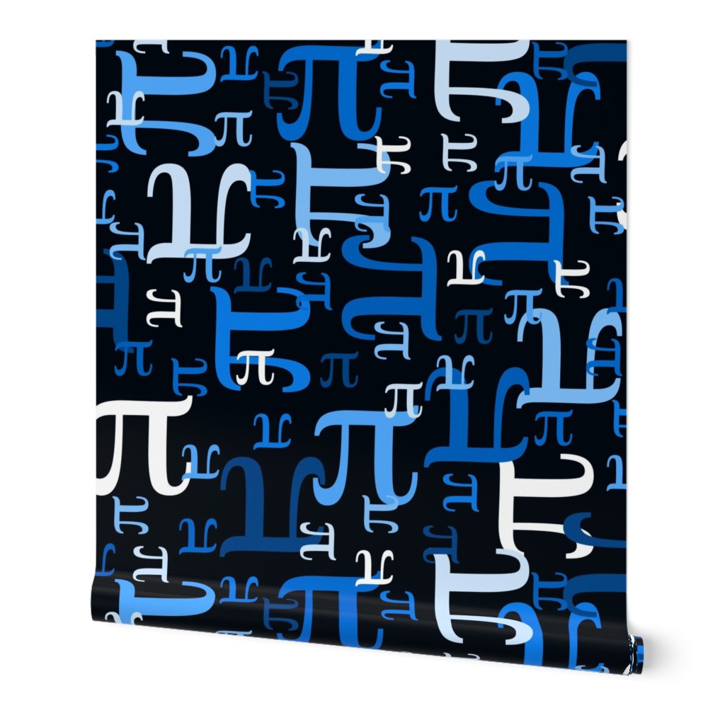 Pieces of Pi (Black & Blue)