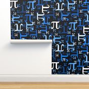 Pieces of Pi (Black & Blue)