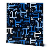 Pieces of Pi (Black & Blue)