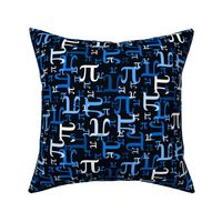 Pieces of Pi (Black & Blue)