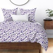 Flutter, Butterflies Purple RePrint