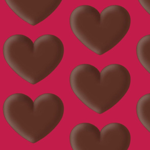 giant chocolate heart