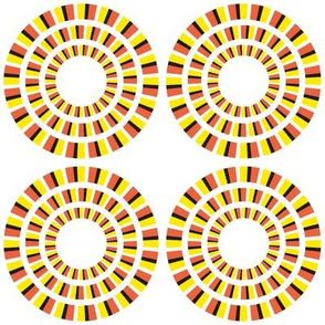 spinning wheels yellow