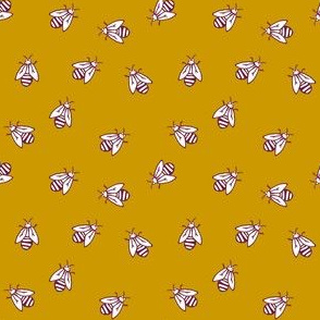 buzz - bumble bee fabric