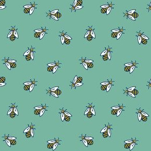 buzz - bumble bee fabric