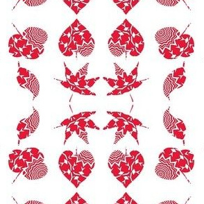 Chinese Paper Cutting Leaves