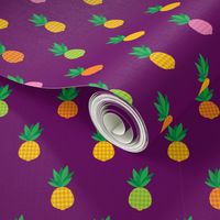 Pineapple summer ananas fruit party illustration pattern