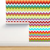 rainbow candy chevron