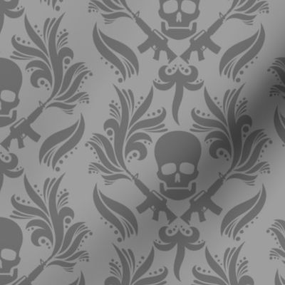 Damask skulls