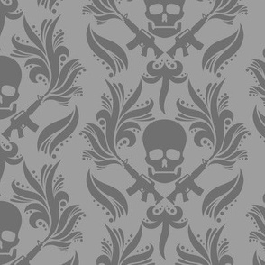 Damask skulls