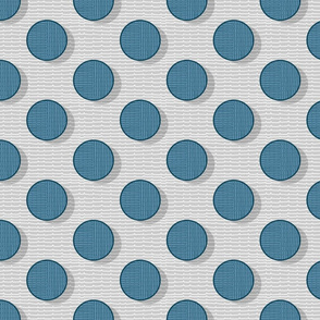 blue polka dot 50