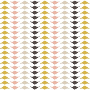 Blush Herringbone Geese