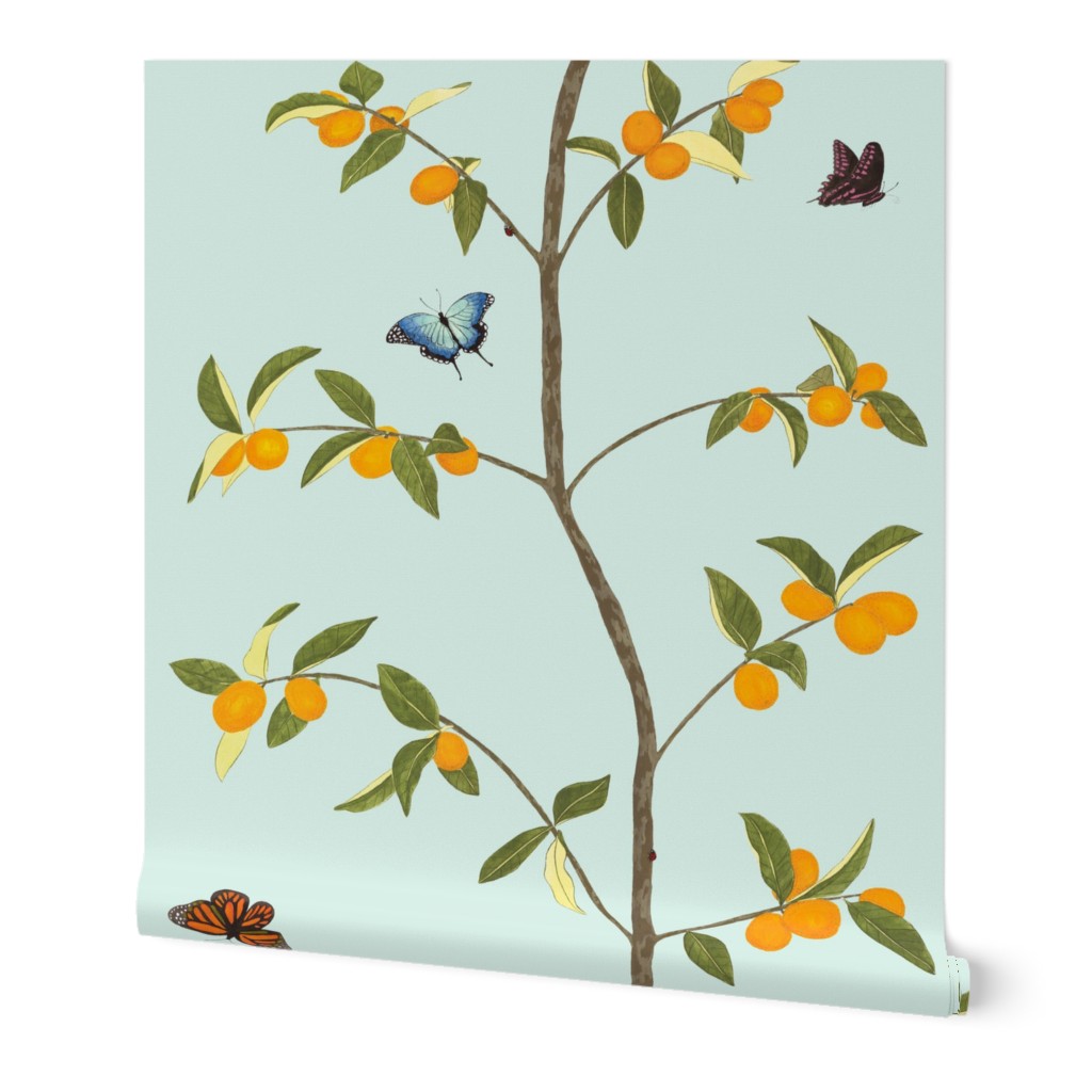 Jenny kumquat on mint