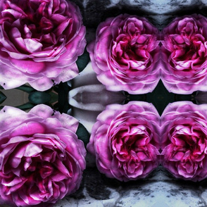 Marbled Roses I