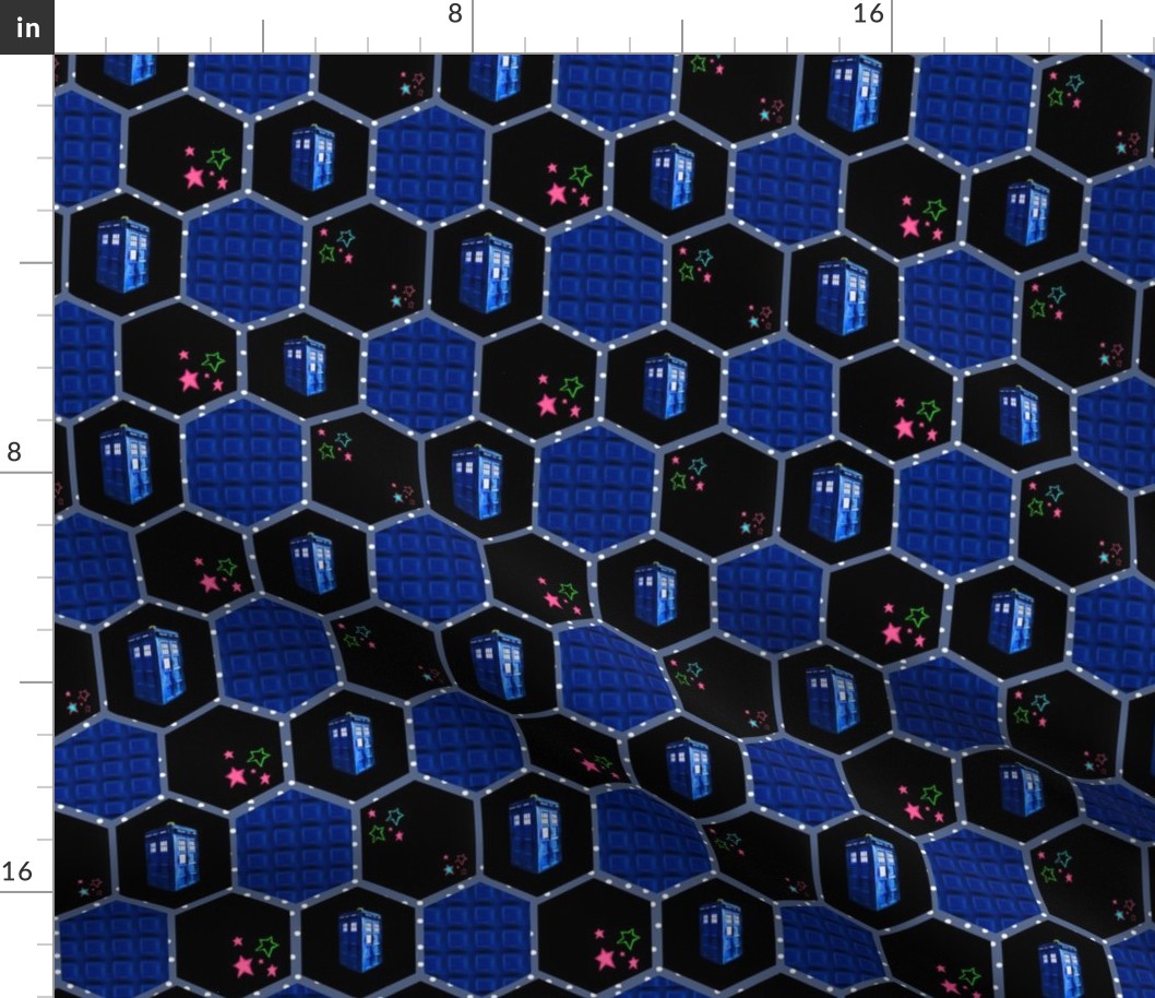  Geeky Molecules, Police Box with Tiny Stars