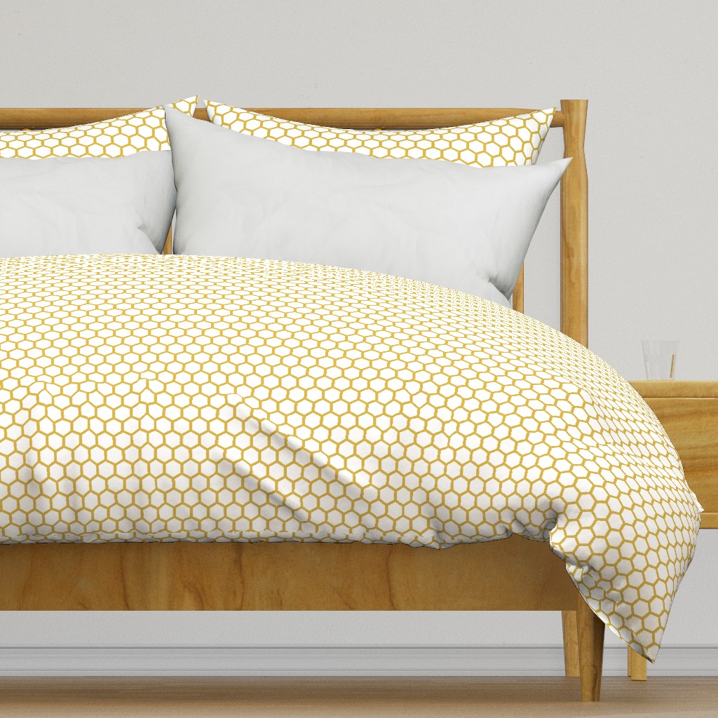 White Golden Honeycomb