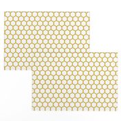 White Golden Honeycomb