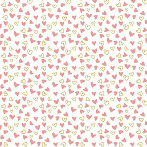 Pink Valentine's Hearts